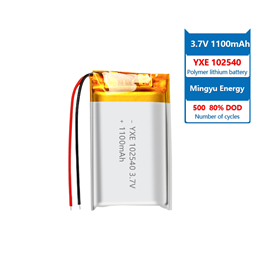 3.7 V 锂离子电池 101635-500mah